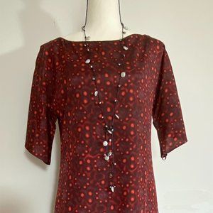 Gorgeous Red silk dress